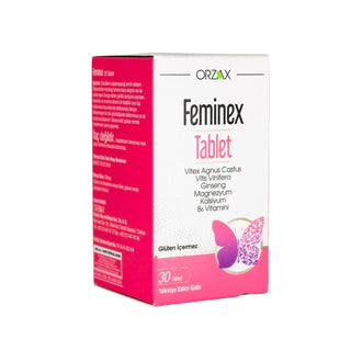 Orzax Feminex Women's Health Dietary Supplement - 30 Tablets - Nutritional Support for Women Orzax Feminex Women's Health Supplement - 30 Tablets women's health supplement, dietary supplement for women, Orzax Feminex, female nutritional support, health supplements for women, women's wellness, nutritional support, dietary support, gender-specific health needs, health-conscious consumers, supplementary nutrition, Orzax brand, Feminex product line