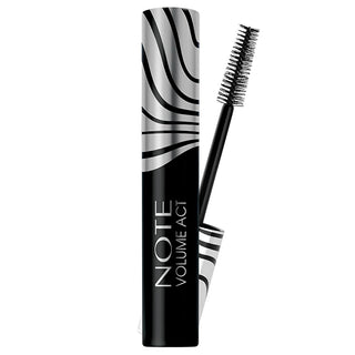 Note Volume Act Black Mascara - Dramatic Volume & Length for Sensitive Eyes Note Volume Act Black Mascara - Sensitive Eye Friendly Volume Enhancing Mascara, Dramatic Eye Makeup, Sensitive Eye Friendly, Long-Lasting Mascara, Cruelty-Free Cosmetics, Paraben-Free, Perfume-Free, Dermatologically Tested, Mascara, Eye Makeup, Cosmetics, Makeup for Sensitive Eyes, Black Mascara, Voluminous Lashes, E Vitamin Enriched, Conical Brush Mascara