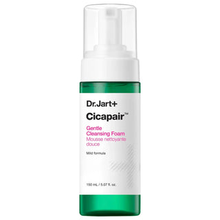 Dr.Jart+ Cicapair™: Gentle Foam Facial Cleanser for Sensitive Skin - Soothing, Redness Relief, Vegan, Paraben-Free - Korean Skincare Dr.Jart+ Cicapair™ Gentle Cleanser: Soothes Sensitive Skin gentle foam cleanser, sensitive skin cleanser, redness reducing cleanser, vegan facial cleanser, paraben-free cleanser, non-irritating face wash, makeup removing cleanser, cica cleanser, korean skincare cleanser, daily facial cleanser, gentle cleanser, sensitive skin, redness relief, vegan, paraben-free, non-irritating