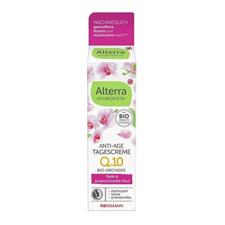 Alterra Anti-Aging Q10 Day Cream with Organic E Vitamin - Natural Moisturizer for Fine Lines & Wrinkles Alterra Q10 Day Cream - Anti-Aging & Natural Moisturizer Anti-Aging Day Cream, Organic Skincare, Q10 Day Cream, Natural Moisturizer, Natrue Certified Cream, Fine Lines & Wrinkles, Natural Anti-Aging, Skincare Routine, Day Cream, Moisturizing Cream, Organic E Vitamin, Green Tea, Gingko Leaf, Anti-Aging Skincare, Natural Skincare Products, Hydrating Day Cream, Youthful Skin, Radiant Skin, Skincare Essential