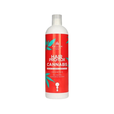 Kallos Cosmetics Cannabis Shampoo - 500ml Natural Hair Care with Pro-Tox Formulation