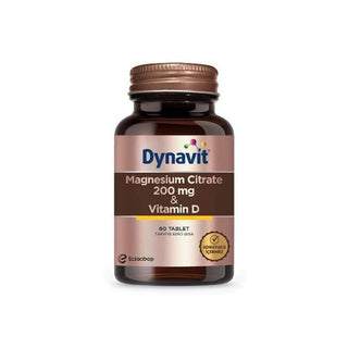 Dynavit Magnesium Citrate & Vitamin D Supplement 200mg - 60 Tablets for Overall Health Dynavit Magnesium Citrate & Vitamin D Supplement 200mg Magnesium Citrate Supplement, Vitamin D Supplement, Dietary Supplements, Health and Wellness Products, Magnesium and Vitamin D Tablets, Health Supplements, Wellness Products, Nutritional Supplements, Magnesium Deficiency, Vitamin D Deficiency