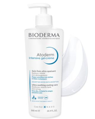 Bioderma Atoderm Intensive Gel Cream - Hypoallergenic Moisturizing Gel Cream for Dry Skin, Fragrance-Free, 16.91 fl oz Bioderma Atoderm Intensive Gel Cream - Hypoallergenic Dry Skin Moisturizer Bioderma Atoderm Intensive Gel Cream, Moisturizing Gel Cream, Dry Skin Care, Hypoallergenic Moisturizer, Fragrance-Free Skin Care, Skin Hydration, Skin Nourishment, Sensitive Skin Care, Dermatologically Tested, Skincare for Dry Skin, Hydrating Gel Cream, Nourishing Moisturizer