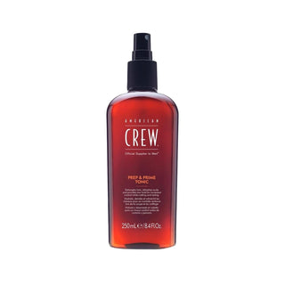 American Crew Prep & Prime Hair Tonik for Men - 8.45 fl oz Styling & Priming Product for Grooming-Conscious Consumers American Crew Prep & Prime Hair Tonik - 8.45 fl oz American Crew Prep & Prime, Hair Tonik, Men's grooming products, Hair styling products, 8.45 fl oz hair toner, grooming-conscious consumers, hair care, styling products, men's hair care, hair management, styling aid, priming product