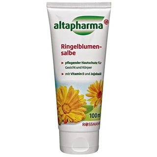 Altapharma Calendula Moisturizer - Natural Skincare Cream for Dry Skin Relief, Vegan, Sensitive Skin Friendly Altapharma Calendula Moisturizer for Dry Skin Calendula moisturizer, Natural skincare cream, Vegan skincare products, Dry skin relief, Sensitive skin friendly moisturizer, Calendula Officinalis Flower Extract, Jojoba oil, Vitamin E, Cruelty-free skincare, Perfume-free skincare, Colorant-free skincare, Natural ingredients, Skincare for dry skin, Vegan cosmetics, Ethical skincare