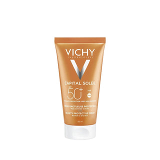 Vichy Capital Soleil Velvety SPF 50 Sunscreen Face Cream - Broad Spectrum Protection, Non-Greasy Texture Vichy SPF 50 Face Cream - Broad Spectrum Protection Vichy Capital Soleil, SPF 50 sunscreen, Face cream with SPF, Sunscreen for face, Vichy sunscreen, broad spectrum protection, non-greasy texture, daily skincare, outdoor protection, sensitive skin