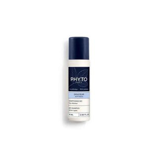 phyto softness dry shampoo 75ml bottle, applying phyto dry shampoo to hair, hair styling with phyto dry shampoo Phyto Softness Dry Shampoo - Effortless Clean | 75 ml Phyto Softness Dry Shampoo 75ml - Effortless Clean phyto, dry-shampoo, hair-care, oil-absorbent, scalp-health, busy-individuals, hair-care-enthusiasts, no-rinse, easy-clean, ai-generated