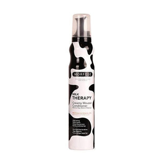 Morfose Milk Therapy Hair Mousse for Damaged and Colored Hair - Nourishing, Repairing, and Intensive Care Morfose Milk Therapy Hair Mousse for Damaged Hair Hair care product, Milk therapy hair mousse, Hair repair treatment, Damaged hair care, Colored hair care, Hair nourishment, Hair repair, Intensive hair care, Morfose, Milk Protein hair care, Amino Acids hair treatment