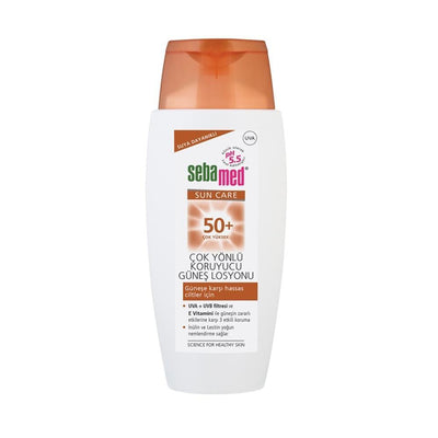 Sebamed Sunscreen Lotion SPF 50+ - Water-Resistant, Antioxidant Skincare for Sensitive Skin