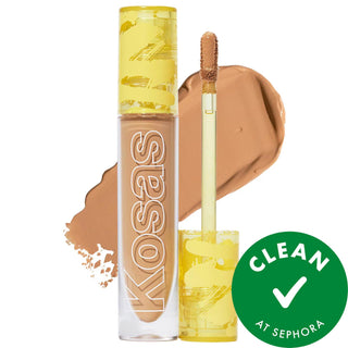 ILIA Revealer Creamy Brightening Concealer: Caffeine & Hyaluronic Acid - Vegan, Cruelty-Free, Radiant Finish for Dark Circles & Sensitive Skin ILIA Revealer Concealer: Brightening, Vegan - Dark Circle Coverage creamy concealer, brightening concealer, caffeine concealer, hyaluronic acid concealer, vegan concealer, cruelty-free concealer, non-comedogenic concealer, concealer for dark circles, concealer for sensitive skin, radiant finish concealer, concealer, makeup, face makeup, dark circles, blemishes, skinc