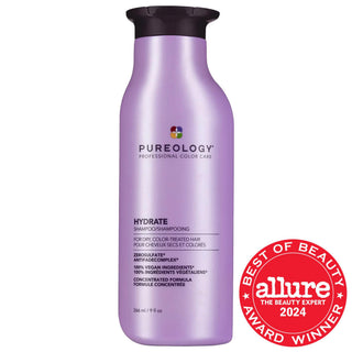 Hydrate - Hydrating Shampoo for Dry Hair, Color-Safe, Vegan & Cruelty-Free Hydrate Shampoo for Dry Hair - Color Safe & Vegan hydrating shampoo, color-safe shampoo, vegan hair care, cruelty-free cosmetics, moisturizing shampoo for dry hair, sulfate-free shampoo, paraben-free shampoo, natural hair care, eco-friendly hair products, hair hydration, color protection, concentrated shampoo, clean beauty, sustainable hair care