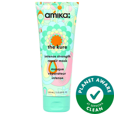 Amika The Kure Intense Repair Hair Mask: Strengthens, Hydrates & Repairs Dry, Damaged Hair Ð Vegan, Cruelty-Free & Color