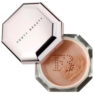 Fenty Beauty Pro Filt'r Setting Powder: Achieve Oil Control, Blur Pores & Photo-Ready Finish with this Weightless, Cruelty-Free Loose Powder Fenty Beauty Setting Powder: Oil Control & Photo-Ready Finish setting powder, loose setting powder, retouch setting powder, oil control powder, blurring powder, cruelty-free setting powder, photo-ready finish powder, best setting powder for oily skin, makeup, face powder, face makeup, matte powder, shine control, long-lasting makeup, makeup setting, blurring effect, fl