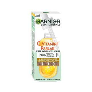 Garnier C Vitamini Parlak Süper Aydınlatıcı Serum - Brightening Face Serum for Even Skin Tone Garnier C Vitamini Serum - Brightening & Even Skin Tone Garnier C Vitamini Serum, Parlak Süper Aydınlatıcı Serum, Niasinamid Serum, Cilt aydınlatıcı serum, Koyu leke giderici, Face Serum, Brightening Serum, Vitamin C Serum, Niacinamide Serum, Salicylic Acid Serum, Skincare, Hyperpigmentation Treatment, Even Skin Tone, Glowing Skin, Sensitive Skin Friendly, Dermatologically Tested, Daily Skincare, Anti-Aging Skincar