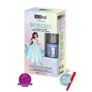 Mara Kids Princess Blue Nail Polish - Water-Based, Solvent-Free, 0.15 fl oz Mara Kids Nail Polish - Safe & Easy to Use kids nail polish, water-based nail polish, solvent-free nail polish, acetone-free nail polish, children's beauty products, nail care for kids, kids beauty products, safe nail polish, healthy nail care, creative nail care, kids parties, special occasions