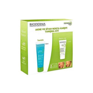 bioderma sebium acne control kit, sebium foaming gel and kerato cream Bioderma Sebium Acne Control Kit - Blackhead Treatment | 45ml + 3x 5ml Bioderma Sebium Acne Control Kit - Skin Care Essentials bioderma, sebium, acne-control, blackhead-treatment, teen-skin-care, oily-skin, skin-cleansing, gel-cream, facial-care, ai-generated