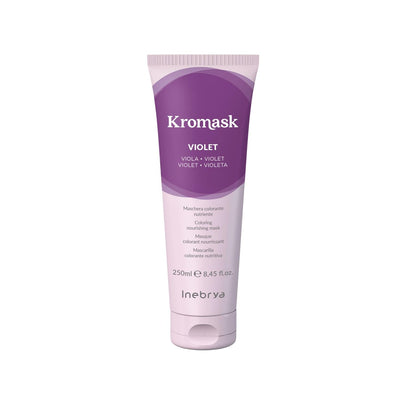 Inebrya Kromask Violet Red Hair Toning Mask 250ml - Nourishing, Moisturizing, and Color-Enhancing Hair Care for Vibrant 