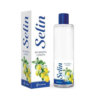 Selin Lemon Cologne 400ml - Refreshing Lemon Cologne for Personal Hygiene