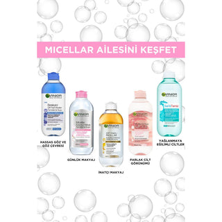 Garnier Micellar Water for Makeup Removal - Gentle, Radiant Skin Solution - 13.53 fl oz Garnier Micellar Water - Gentle Makeup Removal Micellar water, Makeup removal, Gentle cleansing, Rose water skincare, Radiant skin, Sensitive skin care, Garnier skincare, Skincare, Beauty products, Cosmetics