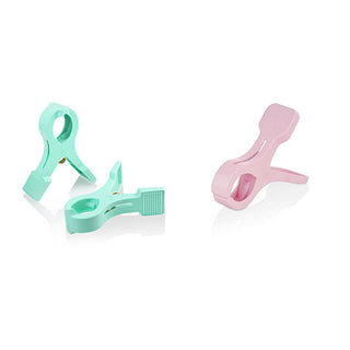 Urve Beach Towel Clips - Secure Your Towel with These 2-Pack Lounge Chair Clips! Wind Resistant, Assorted Colors Urve Beach Towel Clips: Stop Slipping! Wind Resistant beach towel clips, towel clips for chairs, lounge chair towel holders, beach accessories, towel pegs, wind resistant towel clips, pool towel clips, towel clamps, beachgoers, pool enthusiasts, travelers, convenience, towel security, beach vacation, pool accessories, pink, blue, assorted colors, towel clamps, beach accessories, clips, towel, hol