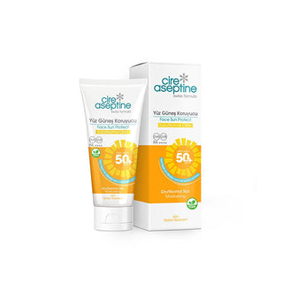 Cire Aseptine Facial Sunscreen SPF 50+ - Vegan UVA/UVB Protection for Dry & Normal Skin, Water Resistant, No White Cast Cire Aseptine SPF 50+ Facial Sunscreen - Vegan & Water Resistant facial sunscreen, SPF 50 sunscreen, vegan sunscreen, sunscreen for dry skin, sunscreen for normal skin, UVA UVB protection, high SPF sunscreen, water resistant sunscreen, sun protection cream, cire aseptine sunscreen, sunscreen, sunblock, dry skin, normal skin, vegan, cruelty-free, sun damage prevention, anti-aging, sensitive