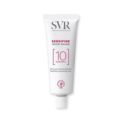 SVR Sensifine Nutri Baume: Soothing Facial Cream for Sensitive Skin, Allergy-Tested, Deep Hydration - Fragrance-Free, Re
