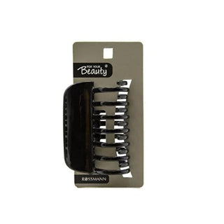 For Your Beauty 7-Pronged Black Hair Toka Clip - Secure Grip & Versatile Styling FYB 7-Pronged Black Hair Toka - Secure & Stylish hair claw clip, black hair accessory, 7-pronged hair toka, simple hair styling tool, FYB Mandal Toka, hair styling solutions, hair accessories, black hair toka, secure grip hair clip, versatile hair styling, discreet hair accessory, neutral hair color, single unit packaging, hair management tools, beauty accessories