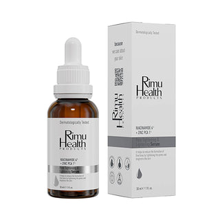 Rimu Health Niacinamide 6% Pore Tightening Serum: Blackhead & Acne Treatment, Dark Spot Corrector, Oily Skin & Skin Barrier Facial Serum Rimu Health Niacinamide Serum: Pore Tightening, Acne & Dark Spot Treatment pore tightening serum, blackhead removal serum, acne treatment serum, niacinamide serum, zinc pca serum, oily skin serum, skin barrier serum, dark spot corrector, hyaluronic acid serum, facial serum for pores, Facial Serum, pore minimizer, acne reducer, oily skin treatment, skin brightening, even sk