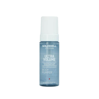 Goldwell Ultra Volume Body Pumper: Hair Volumizing Mousse for Fine Hair - Adds Body, Lift & Long-Lasting Hold (5.07 fl oz) Goldwell Volume Mousse: Volumizing Hair Mousse for Fine Hair hair volumizing mousse, body building foam, hair volume products, styling mousse for fine hair, Goldwell volume mousse, hair thickening mousse, volumizing hair foam, hair mousse, styling foam, volume mousse, hair styling, fine hair, flat hair, hair lift, hair hold, volumizing, Goldwell, hair products, hair care, women's hair, 
