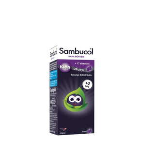 Sambucol Kids Dietary Supplement Drops - Immune Booster with Elderberry & Rosehip for Children Sambucol Kids Drops - Immune Booster Supplement Kids dietary supplement, Elderberry supplement, Rosehip drops, Immune booster for kids, Natural health supplements for children, Dietary supplement for kids, Immune system support, Antioxidant supplement, Liquid drops for kids, Health supplements for children