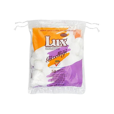 Lux Pamuk: Premium Cotton Makeup Remover Pads - 50 Count | Gentle Facial Cleansing, Hygiene & Daily Use | Meets TSE & Eu