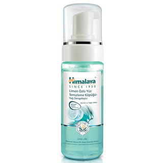 Himalaya Facial Cleansing Foam with Lemon Extract - Natural Oil Control & Gentle Cleansing for Oily Skin, 5.07 fl oz Himalaya Facial Cleansing Foam with Lemon - Natural & Gentle facial cleansing foam, lemon extract facial cleanser, natural skincare products, oil control face wash, honey and lemon skincare, gentle cleanser, soap-free cleanser, oily skin solutions, blackhead reduction, natural astringent, moisturizing cleanser, Himalaya skincare