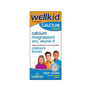 Vitabiotics Wellkid Calcium Liquid - Calcium Supplement for Children, Liquid Calcium for Kids, 5.07 fl oz Vitabiotics Wellkid Calcium Liquid - Best Calcium Supplement for Kids Calcium supplement for children, Liquid calcium for kids, Children's nutritional supplements, Wellkid Calcium Liquid, Pediatric calcium supplementation, Kids health supplements, Bone health for children, Easy to administer supplements, Liquid supplements for kids, Children's bone development, Vitabiotics, Nutritional supplements for k