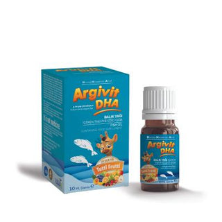 Argivit DHA Omega-3 Fish Oil Drops for Kids & Adults - Supports Heart & Brain Health, 0.34 fl oz Argivit DHA Fish Oil Drops - Omega-3 for Kids & Adults DHA supplement, fish oil drops, omega-3 for children, liquid dietary supplement, Argivit DHA, heart health, brain health, cognitive support, dietary support, nutritional supplement, kids health, adult health, mixed fruit flavor, easy to consume, convenient supplement
