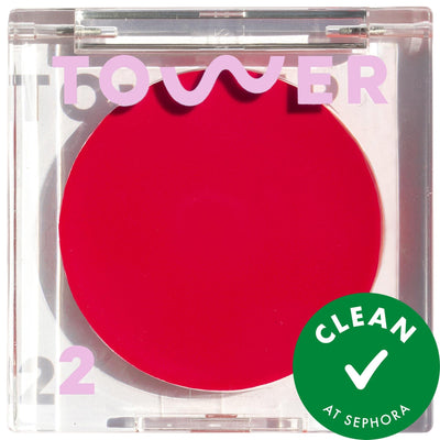 BeachPlease Dewy Cream Blush: Vegan, Cruelty-Free Lip & Cheek Tint for Sensitive Skin | Natural, Non-Comedogenic Formula