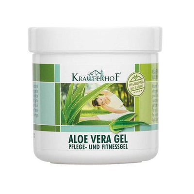 Krauterhof Aloe Vera Body Care Gel - 96% Aloe Vera Content for Intense Moisturization - Natural Skincare, Body Moisturiz
