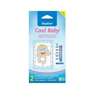 StopEver Baby Fever Reducing Patch - Fast Fever Relief, Pain Relief, Menthol-Free Cooling Patch for Infants & Toddlers StopEver Baby Fever Patch: Fast Relief, Natural Cooling fever reducing patch for babies, baby fever relief, cooling patch for fever, pain relief patch for infants, menthol free fever patch, hydrogel fever patch, fever reducer for toddlers, StopEver ateş düşürücü bant, fever patch, cooling patch, pain relief, menthol-free, hydrogel, babies, infants, toddlers, children, fever, teething, heada