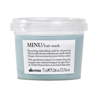 Mini MINU Hair Mask for Colored Hair - Restorative Vibrancy Mask for Color-Treated Hair Mini MINU Hair Mask for Colored Hair - Vibrant Color Care Hair mask for colored hair, Restorative hair mask, Color-treated hair care, Sulfate-free hair products, Paraben-free hair care, Hair care for color-treated hair, Color-protecting hair mask, Nourishing hair mask, Hair mask for vibrant color, Mini MINU hair products