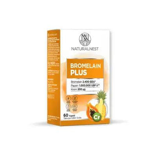 naturalnest bromelain plus 60 capsules, vegan bromelain supplement, natural enzymes from pineapple, gluten-free bromelain capsules Naturalnest Bromelain Plus - 60 Capsules | Vegan & Gluten-Free Naturalnest Bromelain Plus - 60 Capsules bromelain, supplement, natural, vegan, vegetarian, gluten-free, health, wellness, enzymes, ai-generated