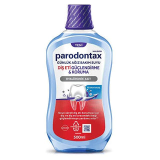 Parodontax Mouthwash for Gum Health & Protection - 16.91 fl oz, Strengthens Teeth & Gums, Oral Care with Fluoride Parodontax Mouthwash for Gum Health - 16.91 fl oz mouthwash, oral care, gum health, Parodontax, fluoride mouthwash, gum protection, oral hygiene, teeth strengthening, plaque prevention, sodium fluoride, sodium hyaluronate, healthy gums, oral care products, dental care