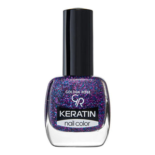 Golden Rose Keratin Glitter Nail Polish No: 414 - 10.2ml