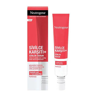Neutrogena Acne Treatment Serum - Reduces Acne Scars & Hyperpigmentation, Fragrance-Free & Non-Comedogenic, 1.01 fl oz Neutrogena Acne Serum - Reduce Scars & Hyperpigmentation acne treatment serum, Neutrogena acne serum, acne scar treatment, non-comedogenic skincare, fragrance-free skincare, skincare for acne-prone skin, smooth skin, brighten skin, reduce hyperpigmentation, gentle skincare, sensitive skin solutions