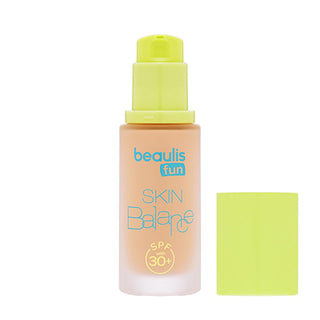beaulis fun skin balance foundation beige it up front view, beaulis foundation swatches Beaulis Fun Skin Balance Foundation - Beige It Up for Natural Finish | SPF 30 Beaulis Fun Skin Balance Foundation - Beige It Up foundation, beige, beaulis, makeup, sp30, lightweight, natural-finish, flawless-skin, ai-generated, skin-care