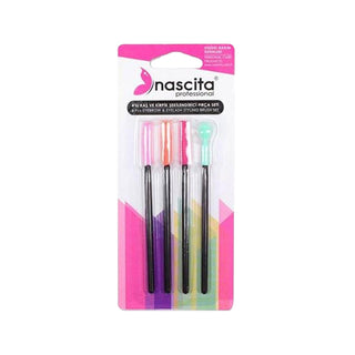 Nascita Eyebrow and Eyelash Brush Set - 4 Piece High-Quality Beauty Tools for Precise Grooming Nascita 4-Piece Eyebrow & Eyelash Brush Set - Precise Grooming eyebrow brush set, eyelash brush set, beauty tools, grooming brushes, Nascita beauty products, cosmetic brushes, makeup tools, beauty essentials, personal grooming, precision grooming, high-quality brushes, beauty routine, makeup application, gift ideas for her, beauty gifts
