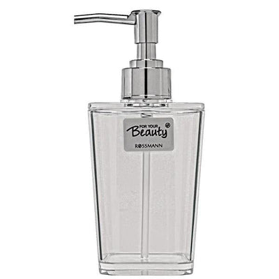 For Your Beauty Corner Liquid Soap Dispenser - Modern Square Design, Space-Saving Bathroom & Kitchen Hand Soap Dispenser