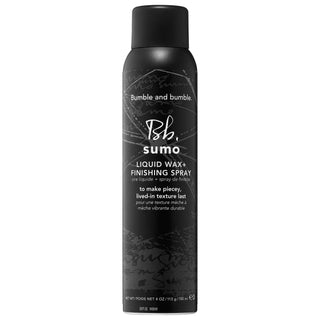 Bumble and bumble Sumo Liquid Wax+ Finishing Spray - Hair Texturizing Spray with Light Hold and Natural Shine Bumble and bumble Sumo Liquid Wax+ - Light Hold Texturizing Spray hair texturizing spray, light hold styling product, natural shine enhancer, cruelty-free hair care, paraben-free styling spray, Sumo Liquid Wax+, Bumble and bumble, hair styling products, texture spray, wavy hair products, curly hair products, coily hair products, fine hair products, medium hair products, thick hair products, clean be