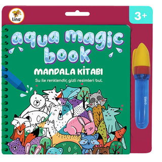 Lino Aqua Magic Book Mandala: Reusable, No Mess Water Painting Book for Kids - Hours of Creative Fun! Lino Aqua Magic Book: No Mess Reusable Coloring for Kids magic water painting book, reusable coloring book, no mess coloring book, children's activity book, water reveal book, mandala coloring book, magic coloring book for kids, reusable water coloring, Lino Aqua Magic Book, magic coloring book, reusable coloring, no mess coloring, kids activity book, water reveal, mandala coloring, coloring book for kids, 