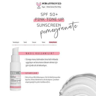 Skin401 Vegan SPF50+ Pink Tone Up Sunscreen - Cruelty-Free, Even Skin Tone, 1.69 fl oz Skin401 Vegan SPF50+ Sunscreen - Even Skin Tone & Protection Vegan Sunscreen, Cruelty-Free Sunscreen, Tone Up Sunscreen, SPF50+ Sunscreen, Skin Tone Evening Sunscreen, Skin401, Sunscreen for All Skin Types, Even Skin Tone, Antioxidant Benefits, Cruelty-Free Skincare, Vegan Skincare, Sun Protection, Skincare Essentials
