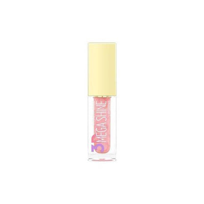 Golden Rose 3D Mega Shine Lip Gloss: High Shine, Non-Sticky, Plumping Sparkle Lip Gloss for Visibly Fuller Lips