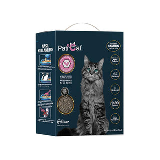 activated-carbon-cat-litter-6L, Paticat-cat-litter-box, cat-litter-activated-carbon-packaging Paticat Activated Carbon Cat Litter - Superior Clumping for Cat Owners | 6L Paticat Activated Carbon Cat Litter - Superior Clumping 6L activated-carbon-cat-litter, paticat, cat-litter, superior-clumping, odor-control, natural-active-carbon, cat-owners, dust-free, premium-litter, ai-generated